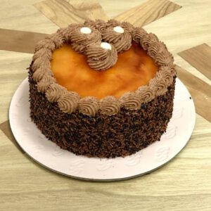 Tarta de Yema Quemada y Trufa