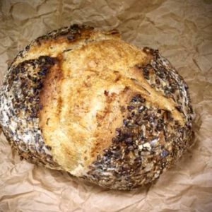 Pan de campo masa madre y semillas sin gluten