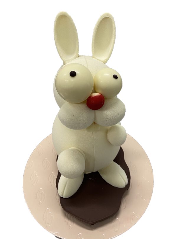 Figura en chocolate: Coni el Conejito